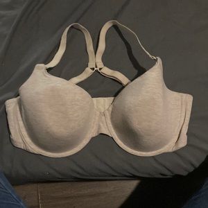 38D lightly lined cotton demi bra